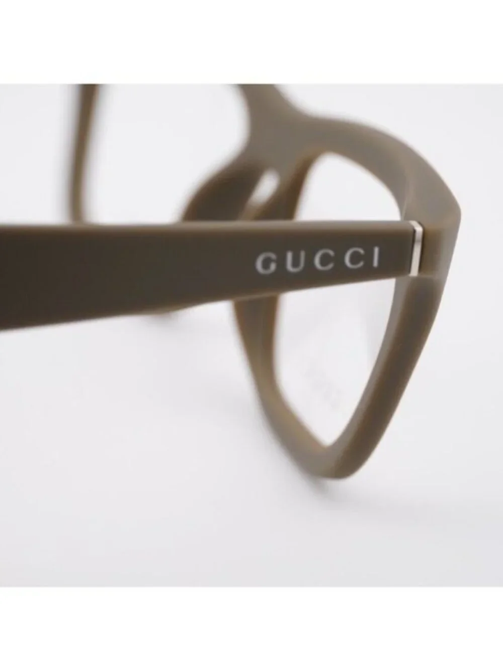 Gucci GG1933O 004 Eyeglasses Military Green 53mm Square Frame
